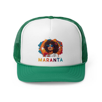 Maranta Flow Boricua Puerto Rican Pride Trucker Caps FREE SHIPPING