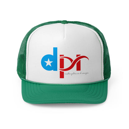 De Puerto Rico nuestra patria en el corazón Puerto Rican Pride Trucker Caps FREE SHIPPING