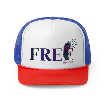 Free Boricua Puerto Rican Pride Trucker Caps FREE SHIPPING