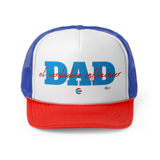 DAD El Verdadero Influencer Puerto Rican Pride Trucker Caps FREE SHIPPING