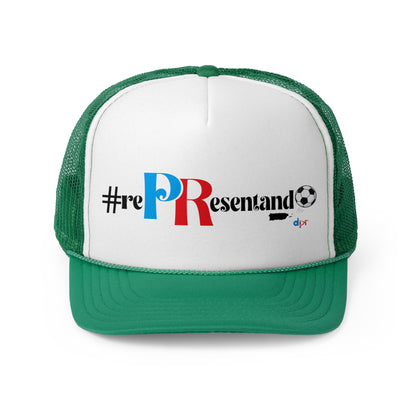 RePResentando Soccer Puerto Rican Pride Trucker Caps FREE SHIPPING