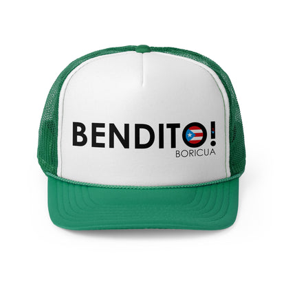 Bendito! Boricua Puerto Rican Pride Trucker Caps FREE SHIPPING