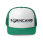 Borincano aunque naciera en la luna bandera Puerto Rican Pride Trucker Caps FREE SHIPPING