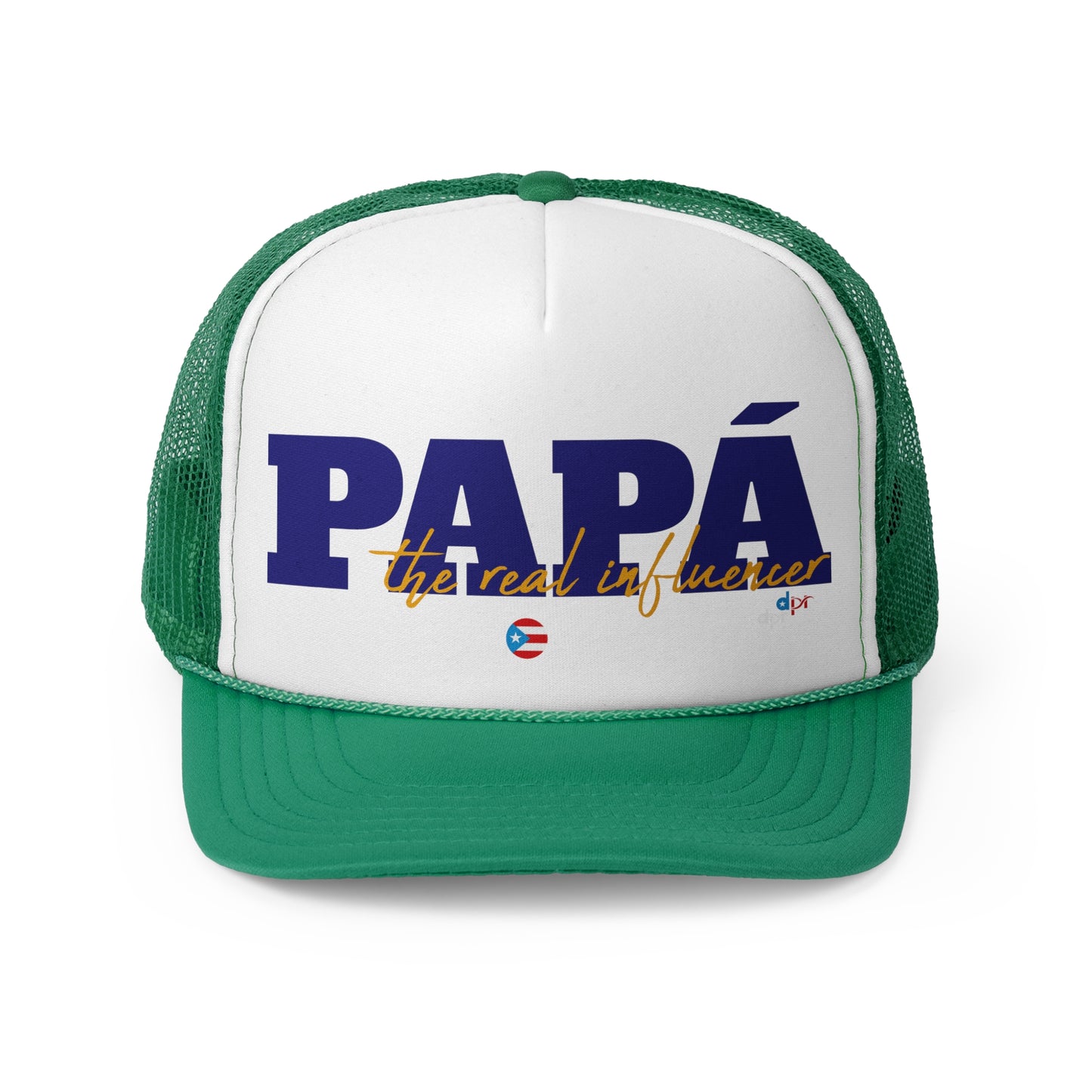 Papá The Real Influencer Puerto Rican Pride Trucker Caps FREE SHIPPING