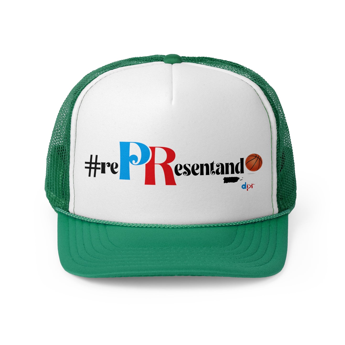 RePResentando Basket Ball Puerto Rican Pride Trucker Caps FREE SHIPPING