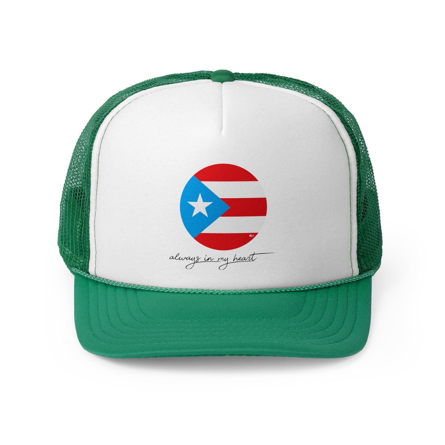 Always in my Heart Puerto Rican Pride Trucker Caps FREE SHIPPING