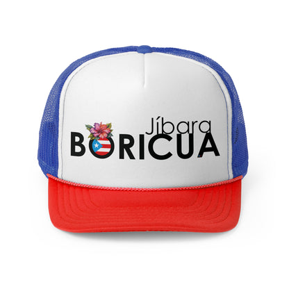 Jíbara Boricua Puerto Rican Pride Trucker Caps FREE SHIPPING