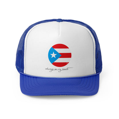 Always in my Heart Puerto Rican Pride Trucker Caps FREE SHIPPING