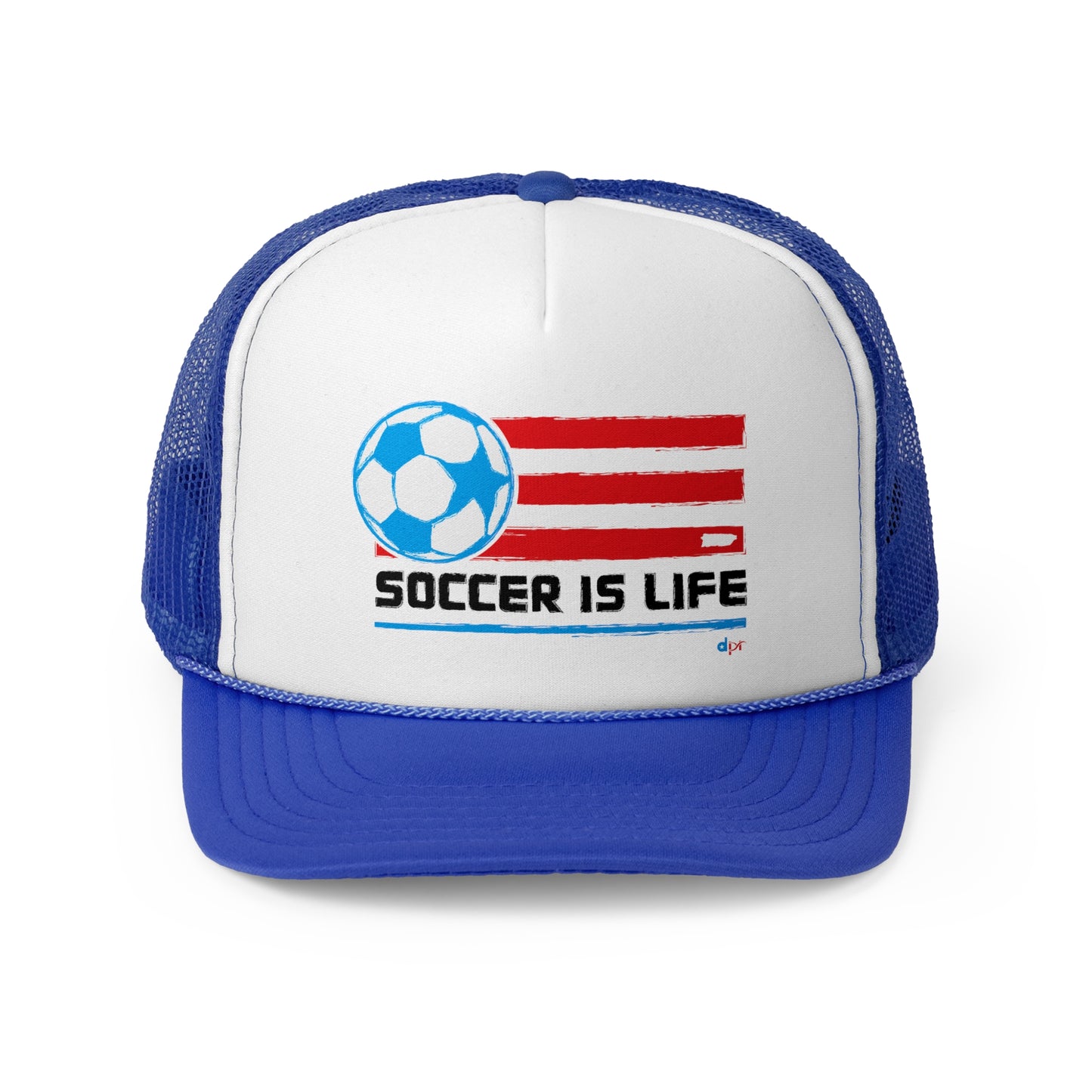 Soccer is Life Puerto Rican Pride Trucker Caps FREE SHIPPING