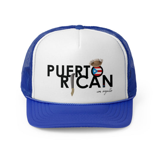 Puerto Rican con Orgullo Puerto Rican Pride Trucker Caps FREE SHIPPING