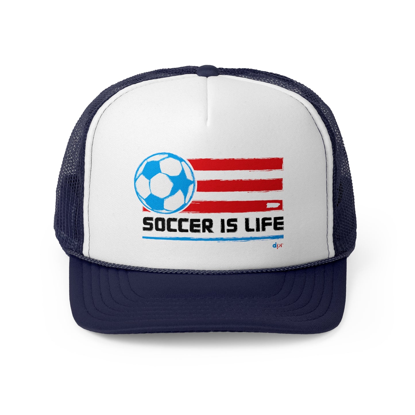 Soccer is Life Puerto Rican Pride Trucker Caps FREE SHIPPING