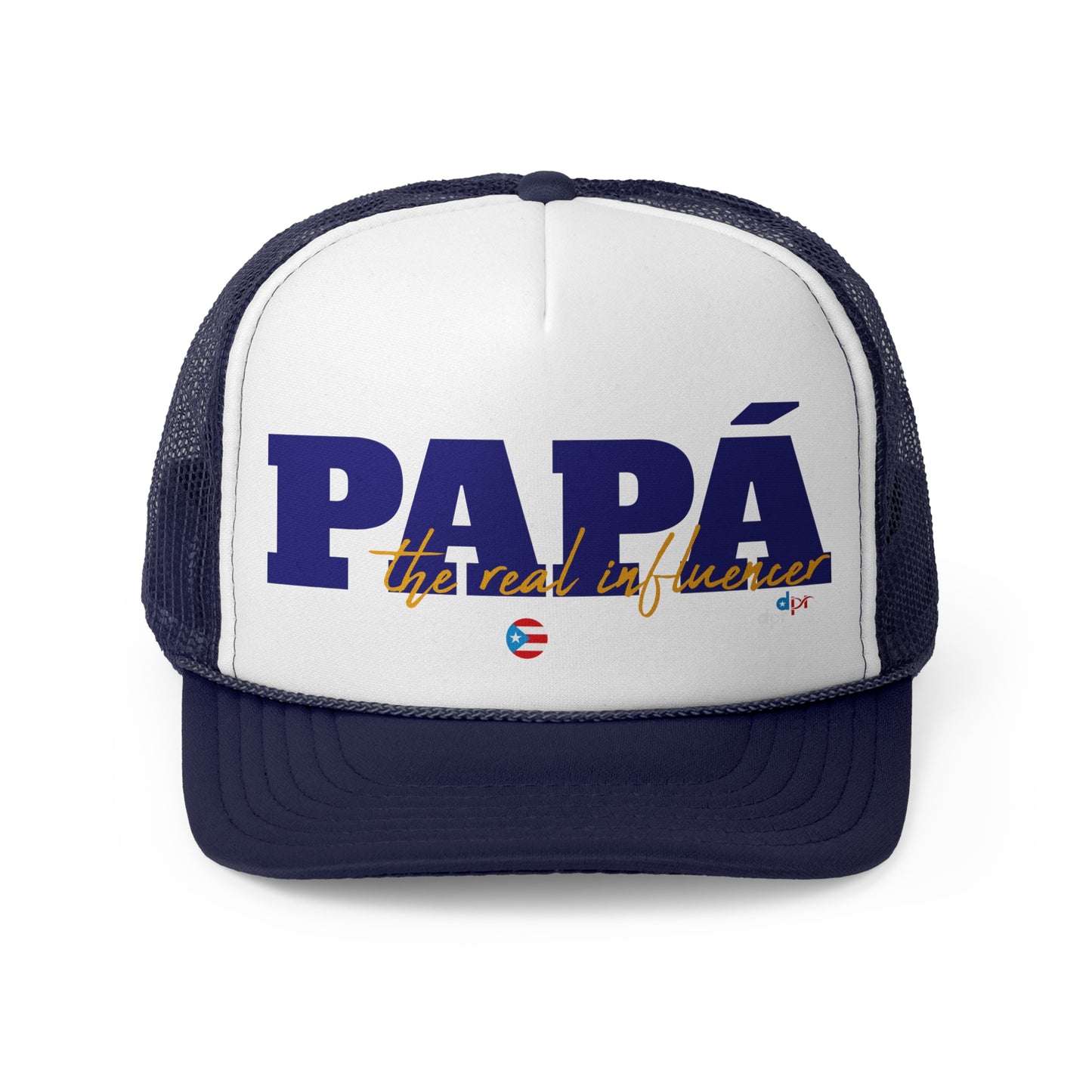 Papá The Real Influencer Puerto Rican Pride Trucker Caps FREE SHIPPING