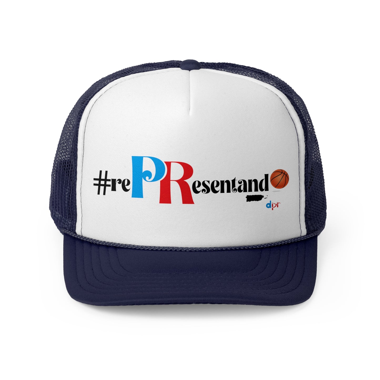 RePResentando Basket Ball Puerto Rican Pride Trucker Caps FREE SHIPPING