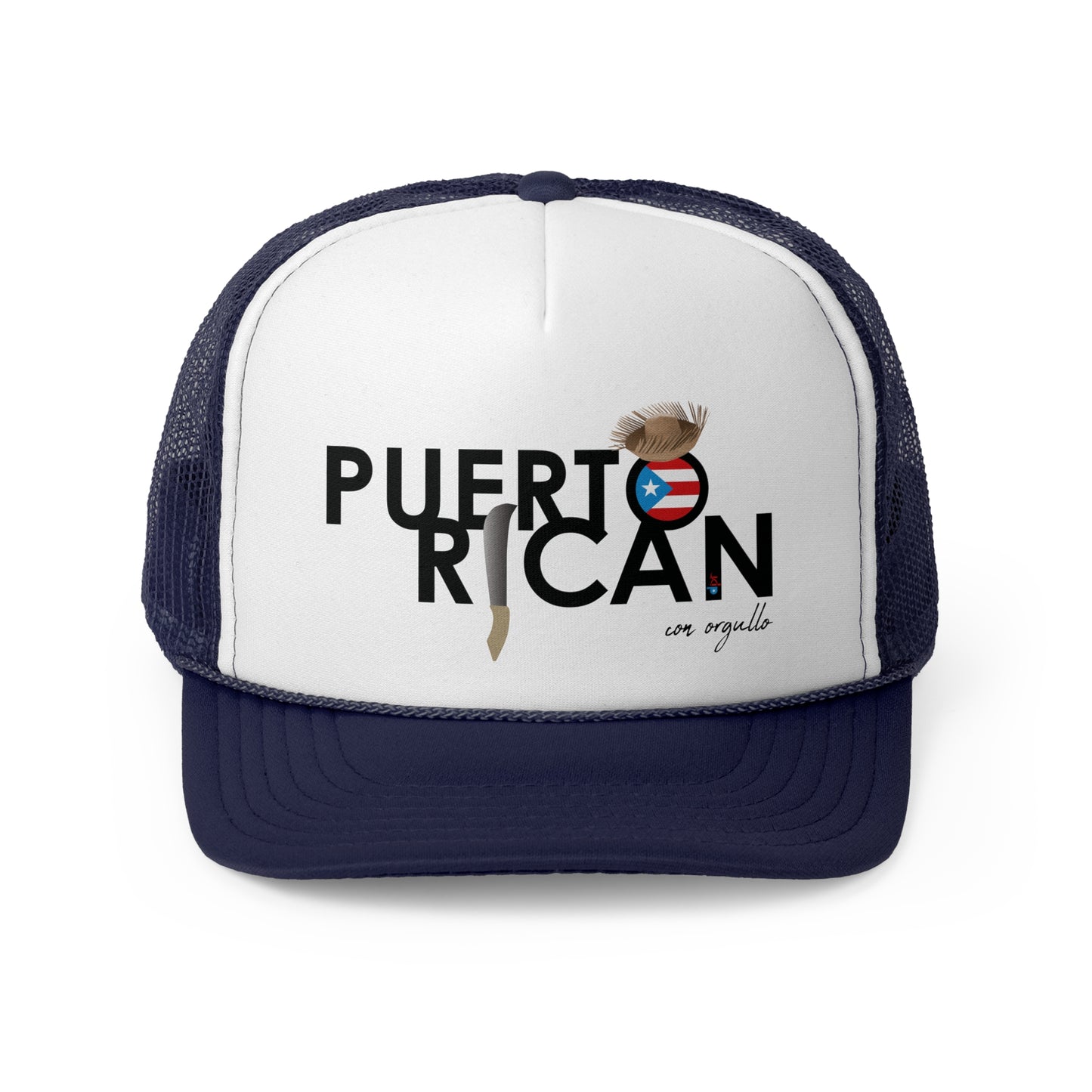 Puerto Rican con Orgullo Puerto Rican Pride Trucker Caps FREE SHIPPING