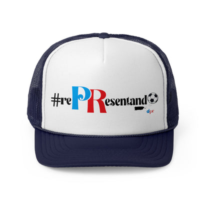 RePResentando Soccer Puerto Rican Pride Trucker Caps FREE SHIPPING