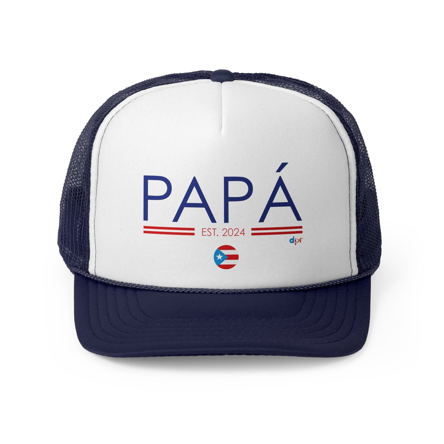 Papá Established 2024 Puerto Rican Pride Trucker Caps FREE SHIPPING