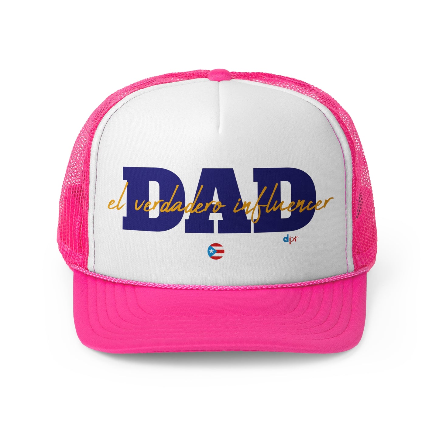 DAD El Verdadero Influencer Puerto Rican Pride Trucker Caps FREE SHIPPING