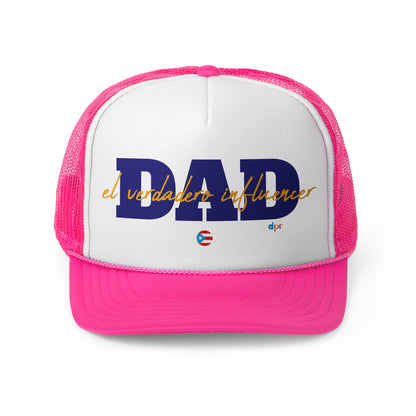 DAD El Verdadero Influencer Puerto Rican Pride Trucker Caps FREE SHIPPING