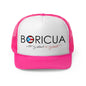 Boricua with my Island in my Heart Puerto Rican Pride Trucker Caps FREE SHIPPING