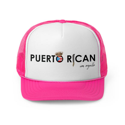 Puerto Rican con Orgullo Bandera Puerto Rican Pride Trucker Caps FREE SHIPPING