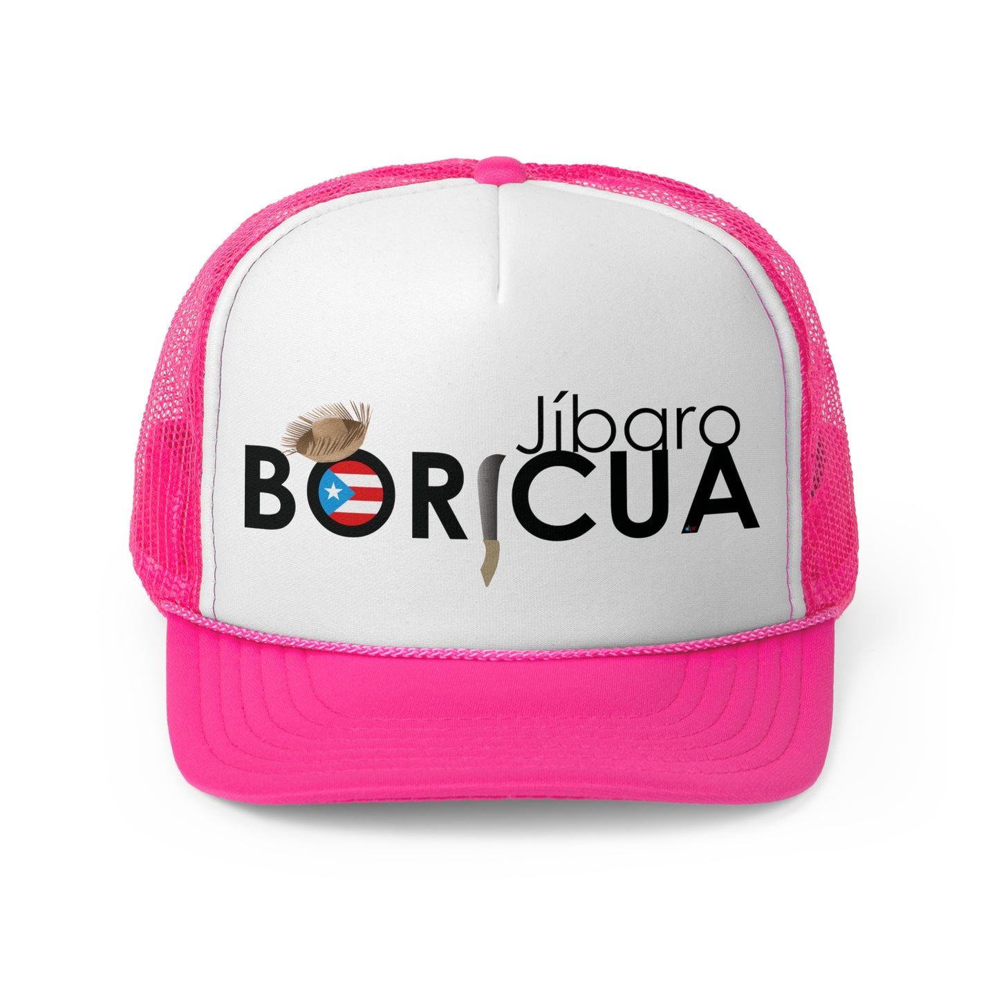 Jíbaro Boricua Puerto Rican Pride Trucker Caps FREE SHIPPING