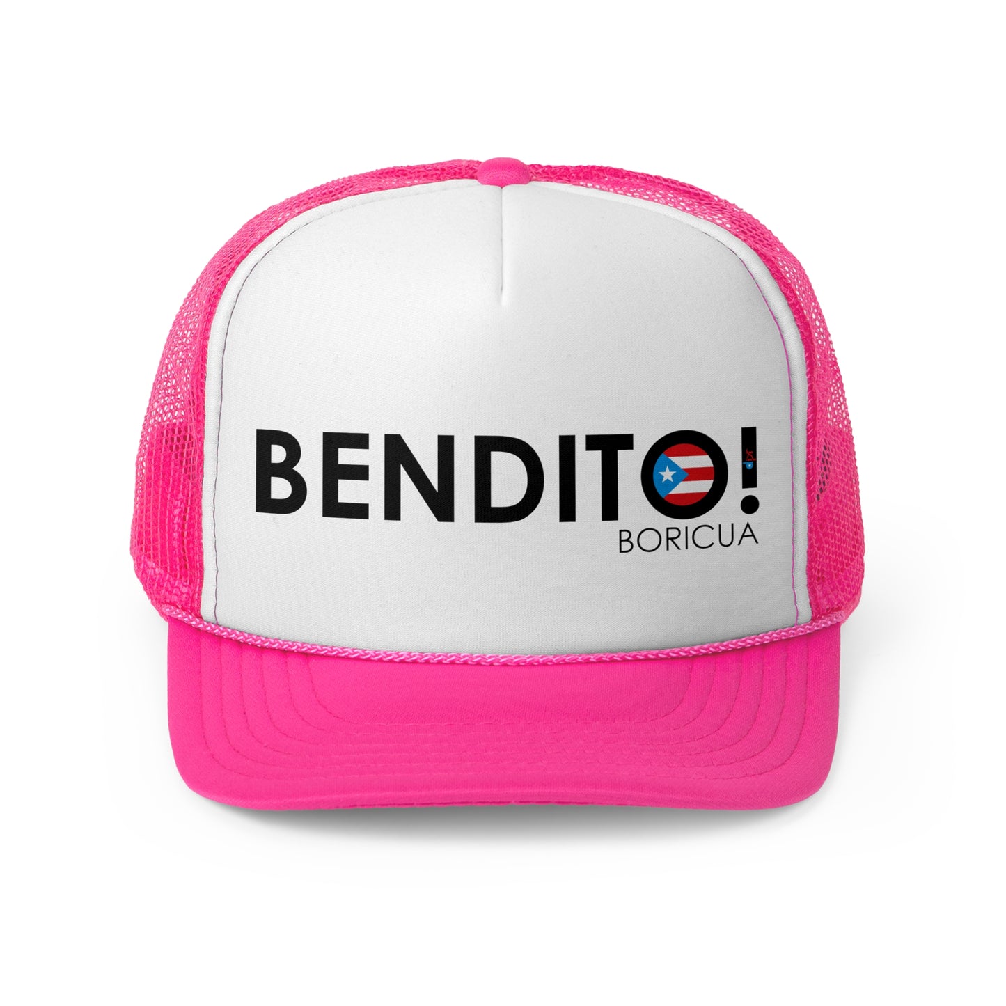 Bendito! Boricua Puerto Rican Pride Trucker Caps FREE SHIPPING