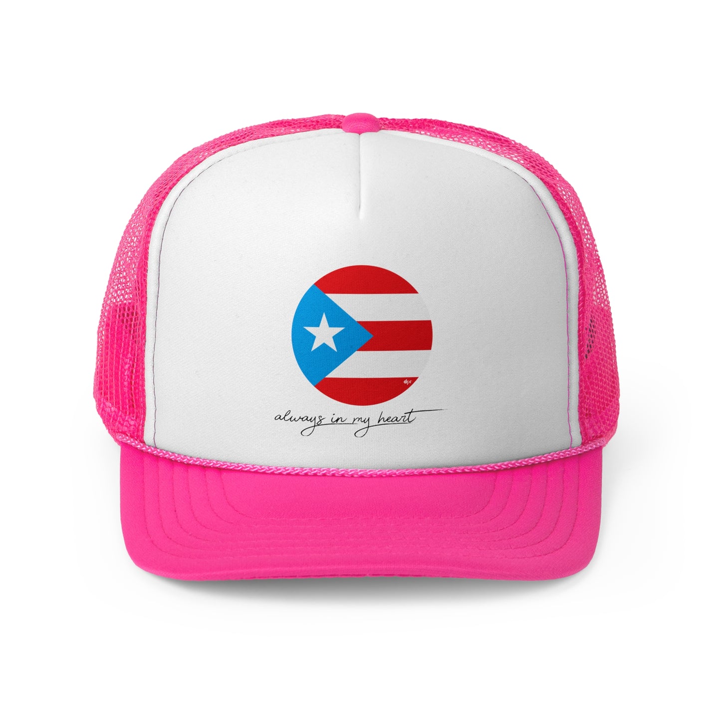 Always in my Heart Puerto Rican Pride Trucker Caps FREE SHIPPING