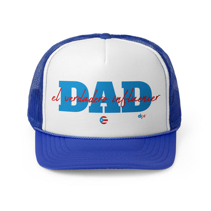 DAD El Verdadero Influencer Puerto Rican Pride Trucker Caps FREE SHIPPING
