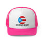 Borincano aunque naciera en la luna Puerto Rican Pride Trucker Caps FREE SHIPPING