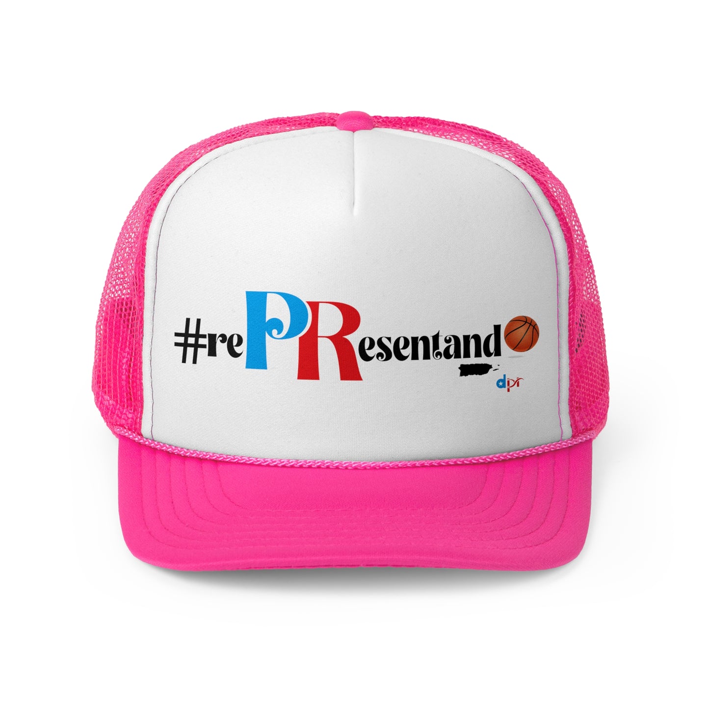 RePResentando Basket Ball Puerto Rican Pride Trucker Caps FREE SHIPPING