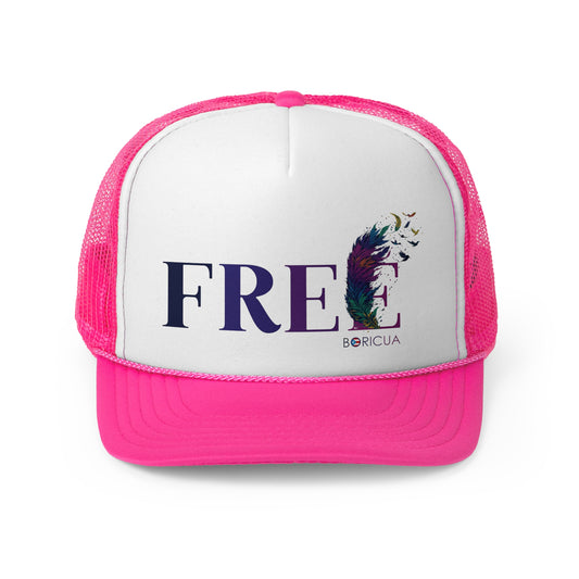 Free Boricua Puerto Rican Pride Trucker Caps FREE SHIPPING