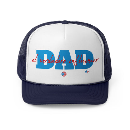 DAD El Verdadero Influencer Puerto Rican Pride Trucker Caps FREE SHIPPING