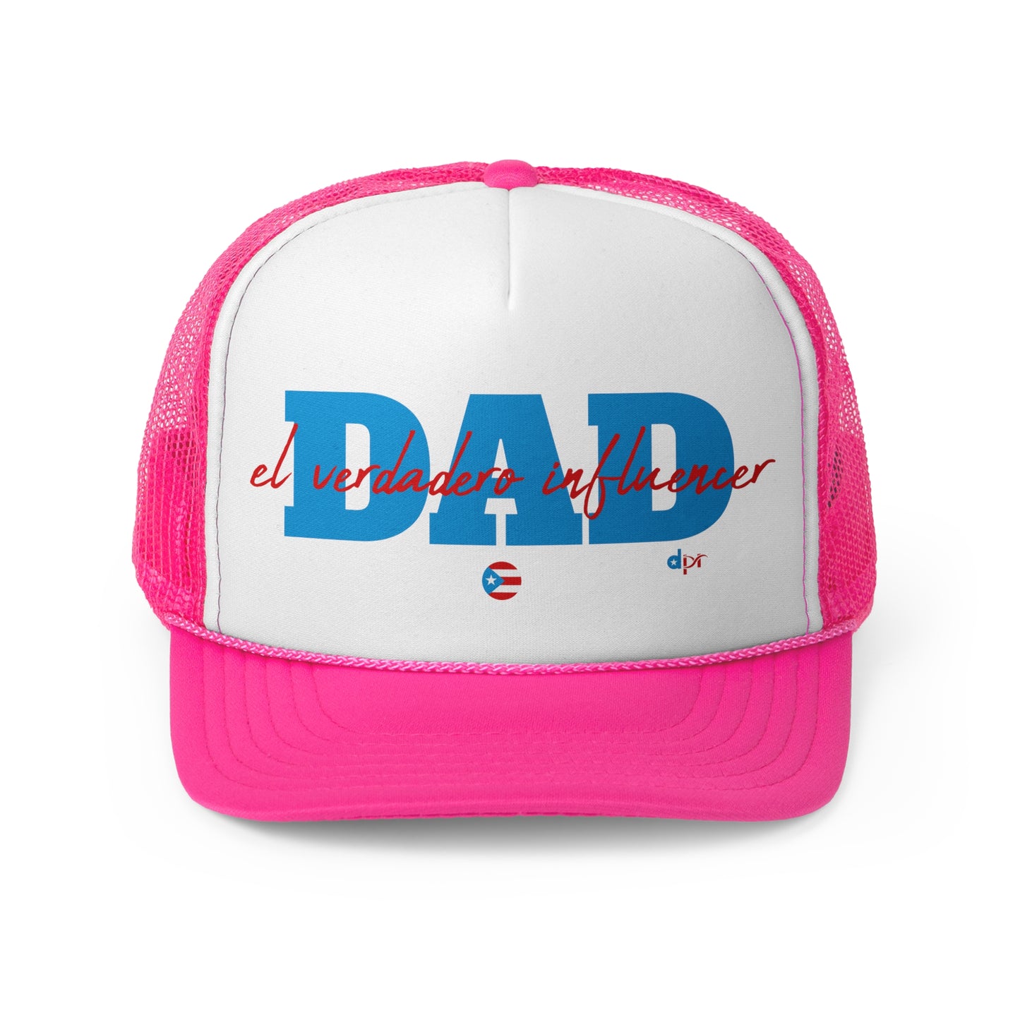 DAD El Verdadero Influencer Puerto Rican Pride Trucker Caps FREE SHIPPING