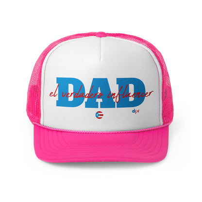 DAD El Verdadero Influencer Puerto Rican Pride Trucker Caps FREE SHIPPING