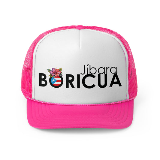 Jíbara Boricua Puerto Rican Pride Trucker Caps FREE SHIPPING