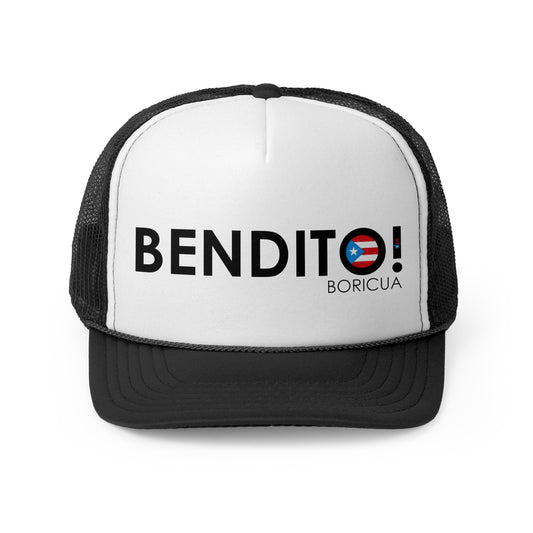 Bendito! Boricua Puerto Rican Pride Trucker Caps FREE SHIPPING