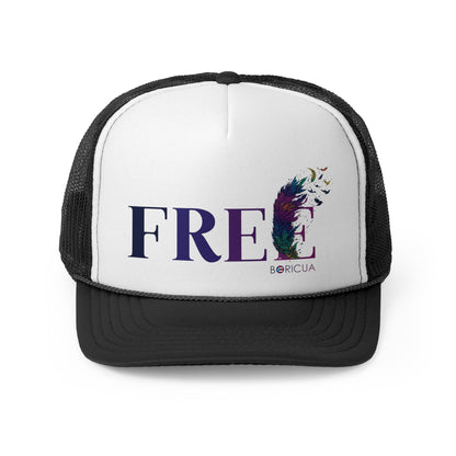Free Boricua Puerto Rican Pride Trucker Caps FREE SHIPPING