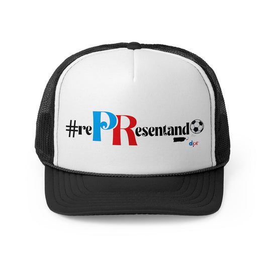 RePResentando Soccer Puerto Rican Pride Trucker Caps FREE SHIPPING