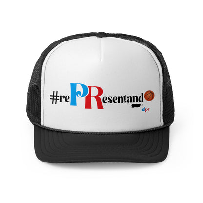 RePResentando Basket Ball Puerto Rican Pride Trucker Caps FREE SHIPPING