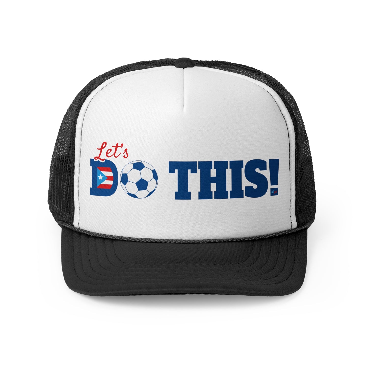 Let's Do This Soccer Puerto Rican Pride Trucker Caps FREE SHIPPING