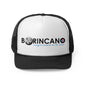 Borincano aunque naciera en la luna bandera Puerto Rican Pride Trucker Caps FREE SHIPPING