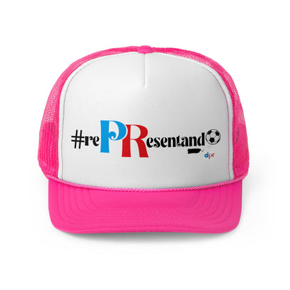 RePResentando Soccer Puerto Rican Pride Trucker Caps FREE SHIPPING