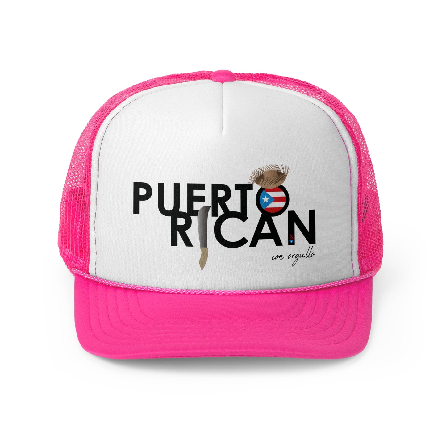 Puerto Rican con Orgullo Puerto Rican Pride Trucker Caps FREE SHIPPING