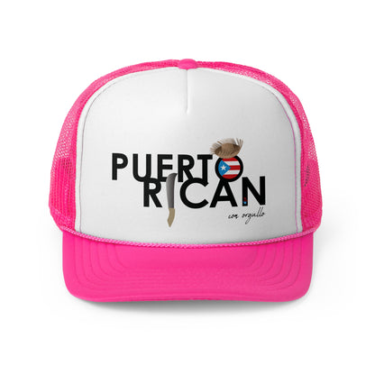 Puerto Rican con Orgullo Puerto Rican Pride Trucker Caps FREE SHIPPING