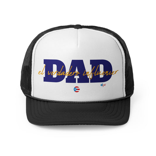 DAD El Verdadero Influencer Puerto Rican Pride Trucker Caps FREE SHIPPING