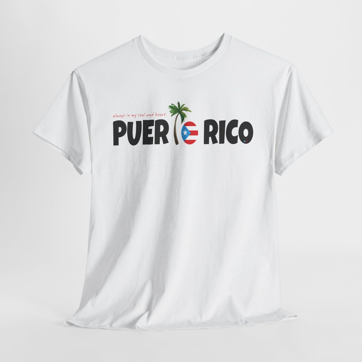 ALWAYS IN MY SOUL Puerto Rico Unisex Heavy Cotton Tee