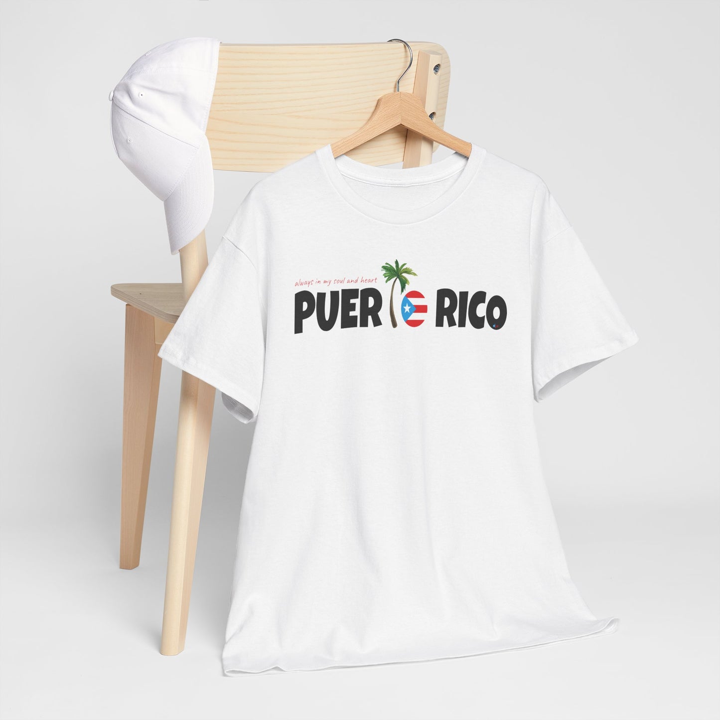 ALWAYS IN MY SOUL Puerto Rico Unisex Heavy Cotton Tee