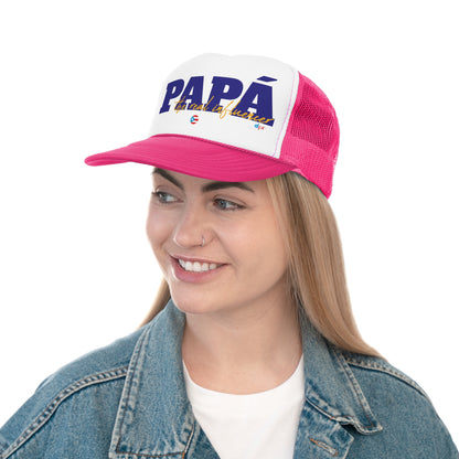 Papá The Real Influencer Puerto Rican Pride Trucker Caps FREE SHIPPING