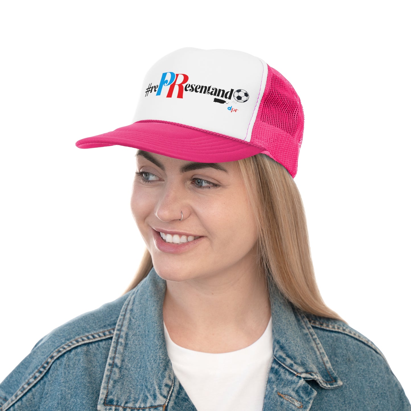 RePResentando Soccer Puerto Rican Pride Trucker Caps FREE SHIPPING