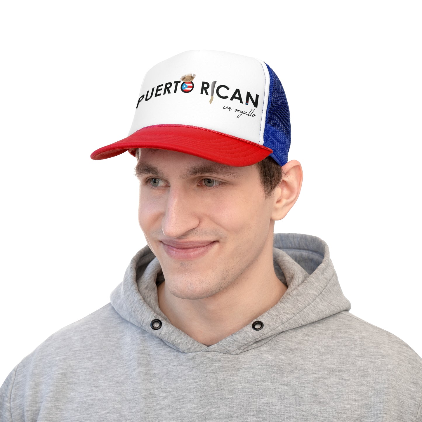 Puerto Rican con Orgullo Bandera Puerto Rican Pride Trucker Caps FREE SHIPPING